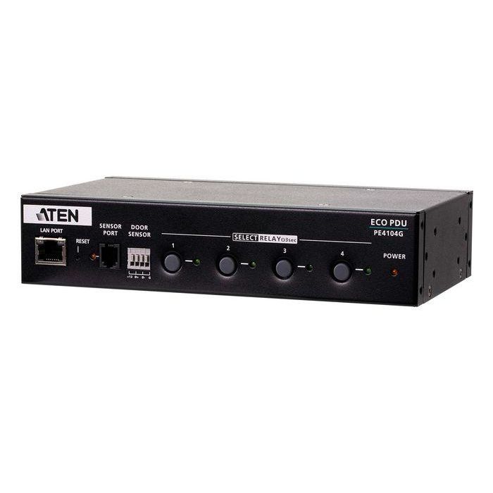 Aten PE4104G IP Control Box con 4 Tomas de Corriente para Gestión Remota de Energía en Centros de Datos 0 Aten PE4104G IP Control Box con 4 Tomas de Corriente para Gestión Remota de Energía en Centros de Datos 0