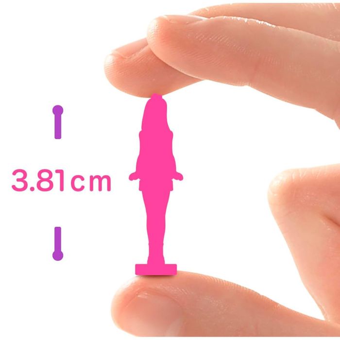 Barbie Jcr08 Mini Muñecas Barbieland Color Reveal Std. Muñeca de 3,8 cm que se dobla con base en forma de corazón 3 Barbie Jcr08 Mini Muñecas Barbieland Color Reveal Std. Muñeca de 3,8 cm que se dobla con base en forma de corazón 3