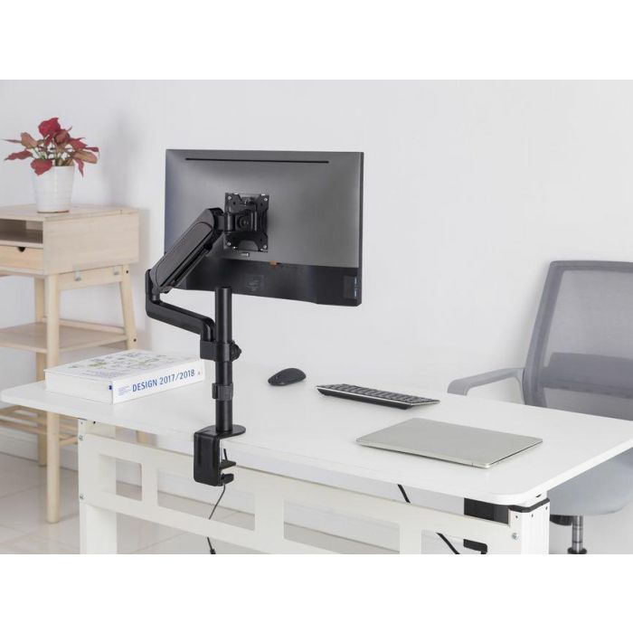 Equip Soporte de Mesa para Monitor VESA hasta 32 Pulgadas, Carga Máxima 9kg, Ajuste de Altura Resorte de Gas, Color Negro 5