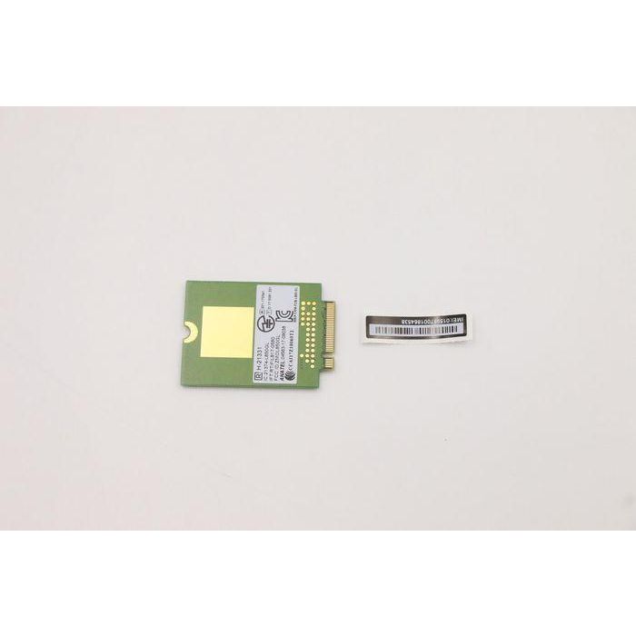 Lenovo Wireless module for Lenovo devices, M.2 interface, supports 4G LTE CAT9 connectivity without SIM card. 1