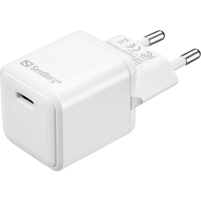 Sandberg Cargador USB-C AC PD20W EU para Smartphones y Tablets Sandberg Cargador USB-C AC PD20W EU para Smartphones y Tablets