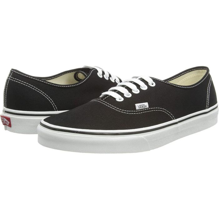 Zapatillas Casual Niño Vans Negro Europeo 2 Zapatillas Casual Niño Vans Negro Europeo 2