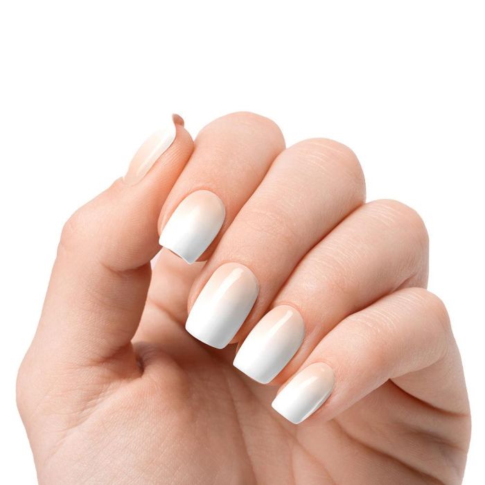 Nooves Láminas de Uñas Gel nude baby boomer premium luxe #gradient 20 Unidades 2