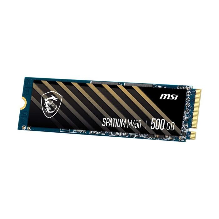 MSI Spatium M450 PCIe 4.0 NVMe M.2 500GB V1 SSD - S78-440K380-P83, 3000 MB/s Lectura, 2000 MB/s Escritura, 3D NAND 3 MSI Spatium M450 PCIe 4.0 NVMe M.2 500GB V1 SSD - S78-440K380-P83, 3000 MB/s Lectura, 2000 MB/s Escritura, 3D NAND 3