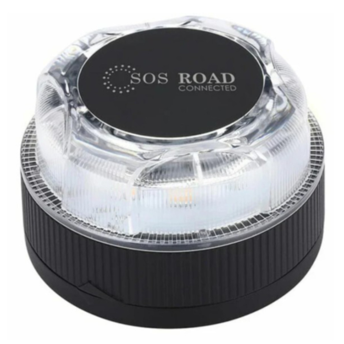 Erum 261491 Luz de Emergencia LED para Vehículo – Cabezal Lumínico con 9 Lámparas, Alimentado por Batería