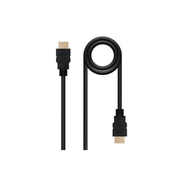Cable HDMI 1.4 Nanocable 10.15.1700/ HDMI Macho - HDMI Macho/ 1m/ Negro Cable HDMI 1.4 Nanocable 10.15.1700/ HDMI Macho - HDMI Macho/ 1m/ Negro