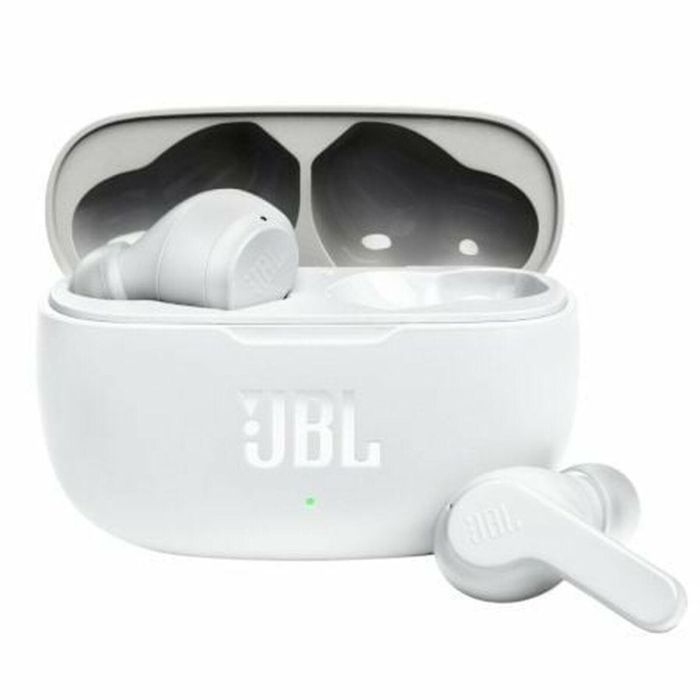 Auriculares Bluetooth con Micrófono JBL JBLW200TWSWHT Blanco 4 Auriculares Bluetooth con Micrófono JBL JBLW200TWSWHT Blanco 4