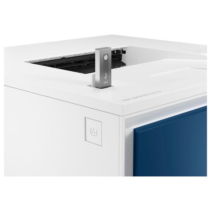 HP Color LaserJet Pro 4202dw Impresora Láser Multifunción WiFi Dúplex Blanca y Azul 5