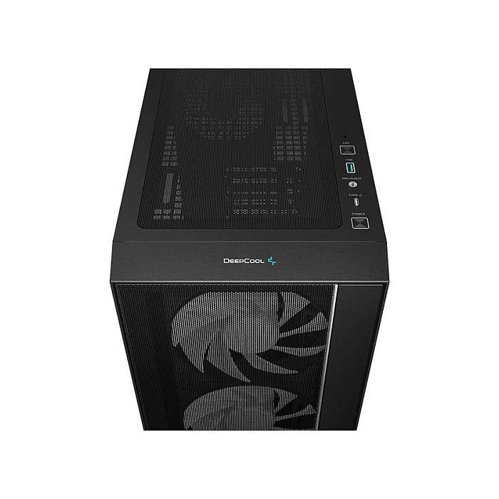 Deepcool MATREXX 55 Mesh V4 C Midi Tower Schwarz Negro ATX, Micro ATX, Mini-ITX para Juego con Ventana Lateral y Panel de Vidrio Templado 2