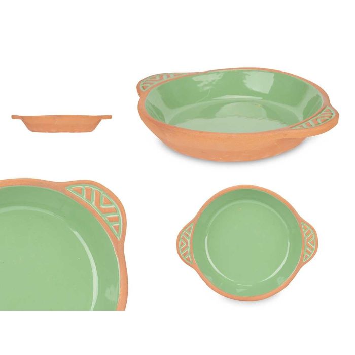 Cazuela de Barro Redonda 20 cm Verde - La Dehesa, Apta Horno y Microondas (8 Unidades) Cazuela de Barro Redonda 20 cm Verde - La Dehesa, Apta Horno y Microondas (8 Unidades)