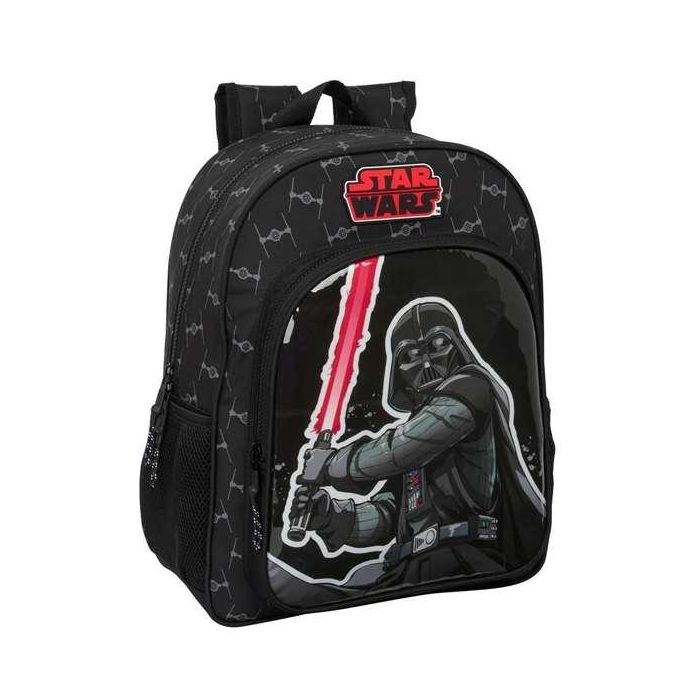 Mochila Escolar Star Wars The fighter Negro 32 X 38 X 12 cm Mochila Escolar Star Wars The fighter Negro 32 X 38 X 12 cm