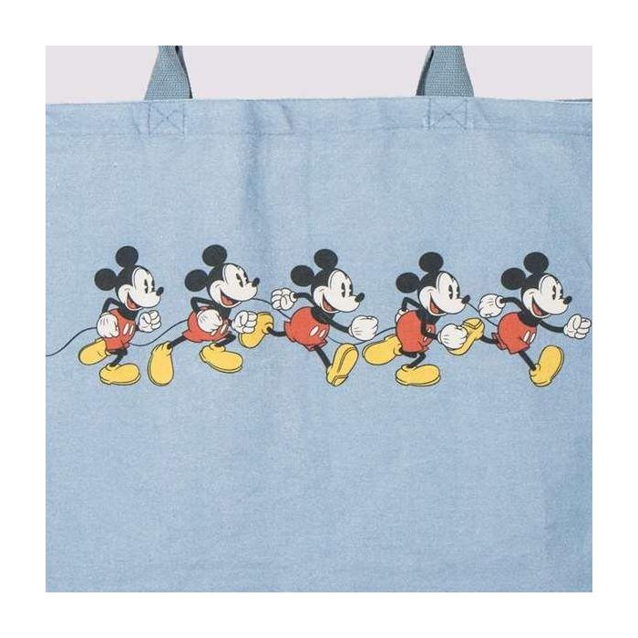 CERDÁ Bolsa Shopping Mickey Disney - Tote Bag 48x43x17cm Algodón/Poliéster 3