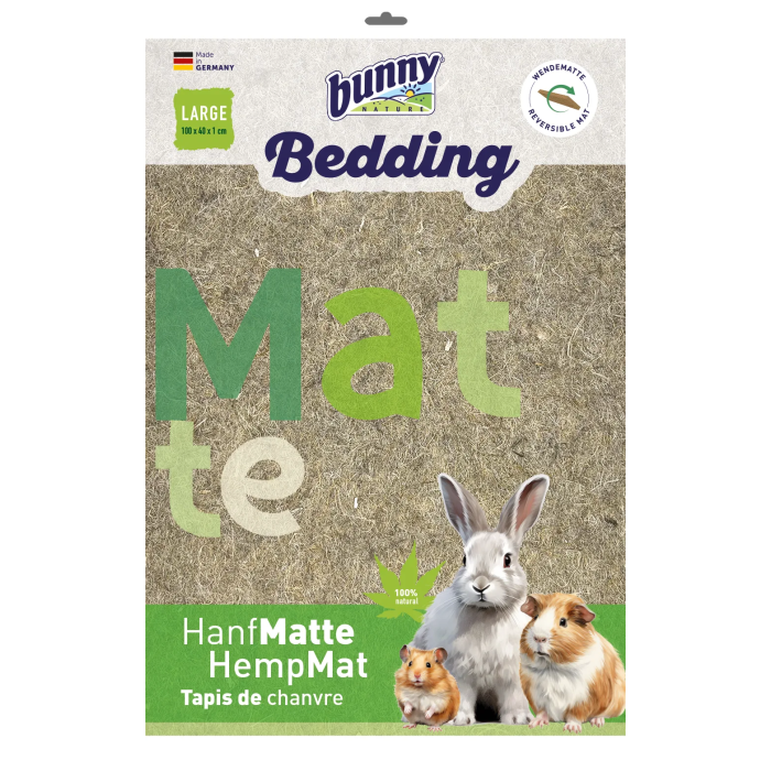 Bunny Nature Tapete de Cáñamo 100x40 cm - Reversible, Versátil, 100% Cáñamo, Hecho en Alemania Bunny Nature Tapete de Cáñamo 100x40 cm - Reversible, Versátil, 100% Cáñamo, Hecho en Alemania