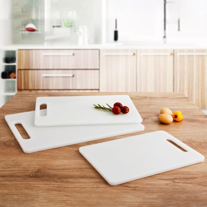 Quid Tabla de Corte Renova de Polipropileno Blanco, Higiénica y Libre de BPA, Apta para Lavavajillas, 36,5x24,8x1 cm 1 Quid Tabla de Corte Renova de Polipropileno Blanco, Higiénica y Libre de BPA, Apta para Lavavajillas, 36,5x24,8x1 cm 1