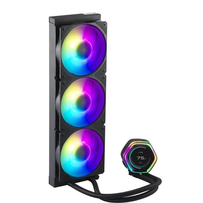 Cooler Master MasterLiquid 360 Ion Refrigeración Líquida AIO con Pantalla LCD2.1", Bomba Doble Cámara, Ventiladores Mobius 120P ARGB, RGB Gen2, LGA1700 & AM5 - MLY-D36M-A24PZ-R1 1 Cooler Master MasterLiquid 360 Ion Refrigeración Líquida AIO con Pantalla LCD2.1", Bomba Doble Cámara, Ventiladores Mobius 120P ARGB, RGB Gen2, LGA1700 & AM5 - MLY-D36M-A24PZ-R1 1