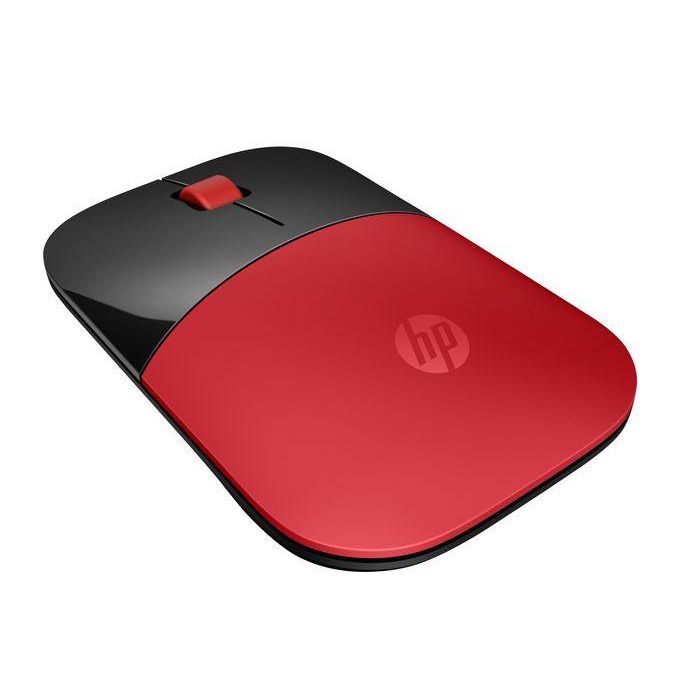 HP Raton Z3700 Ambidiestro RF inalambrica optico 1200 DPI/ V0L82AA/ Rojo y Negro 1