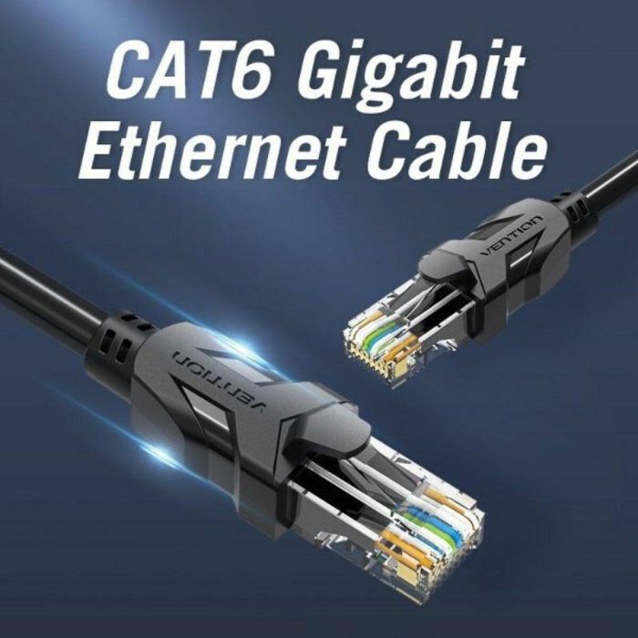 Cable de Red Rígido UTP Categoría 6 Vention IBEBV Negro 40 m 2