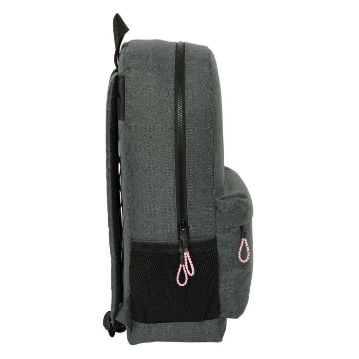 Mochila Escolar Kappa Silver pink Gris 30 x 14 x 46 cm 2 Mochila Escolar Kappa Silver pink Gris 30 x 14 x 46 cm 2