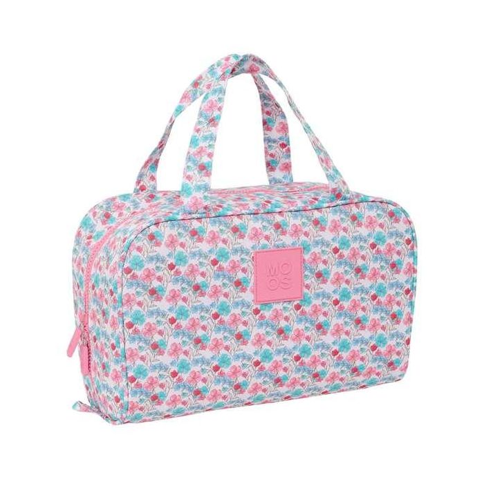 Neceser de Viaje Moos Flores Multicolor 31 x 14 x 19 cm