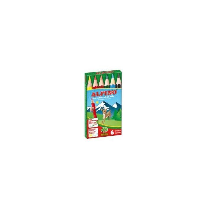 Alpino Lápices De Colores Cortos 85 mm C-Surtidos Estuche 6 Ud Alpino Lápices De Colores Cortos 85 mm C-Surtidos Estuche 6 Ud