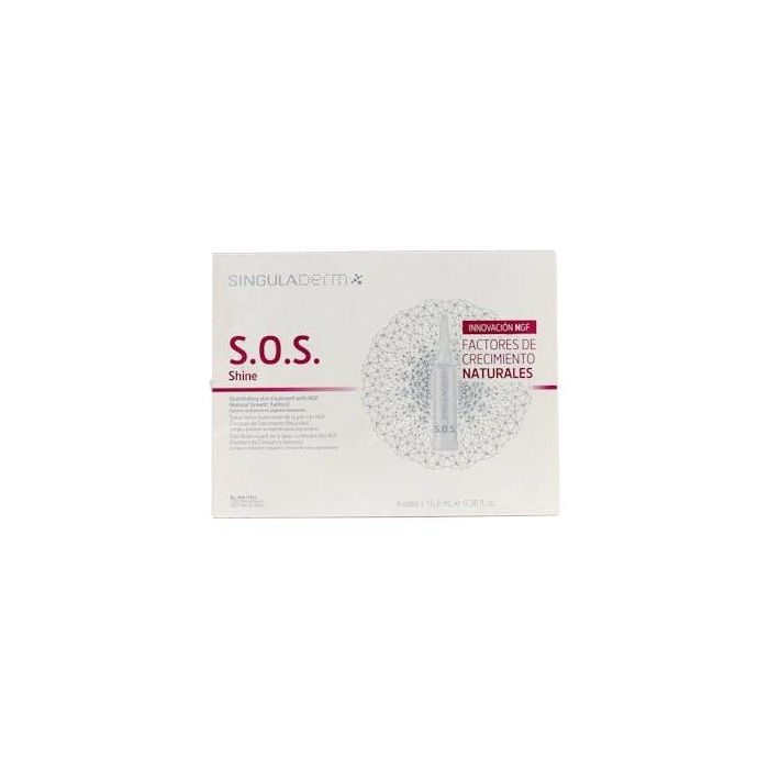 SINGULADERM S.O.S. Shine 4 Viales de 10,5ml