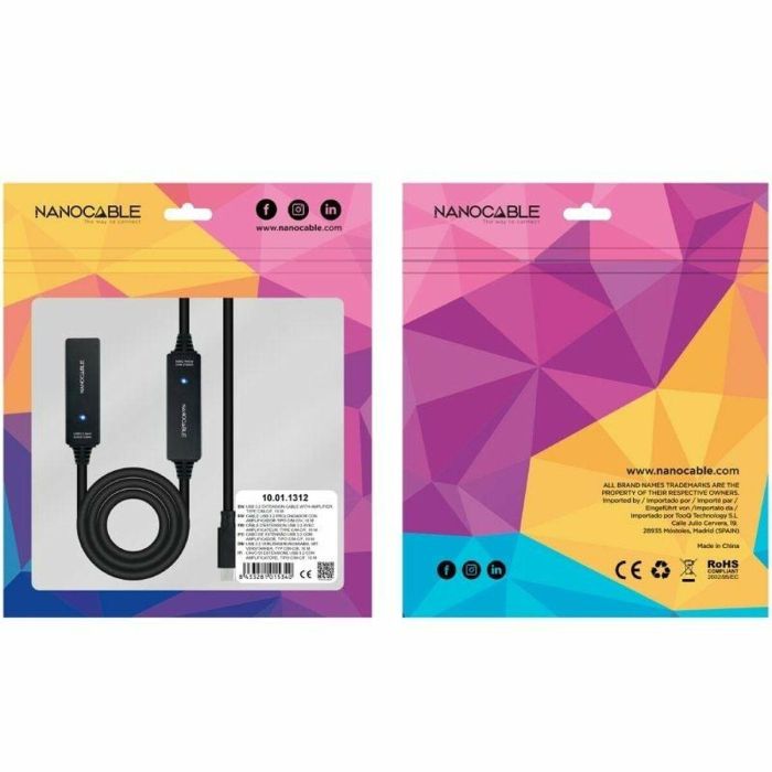 Cable USB NANOCABLE 10.01.1312 2 Cable USB NANOCABLE 10.01.1312 2