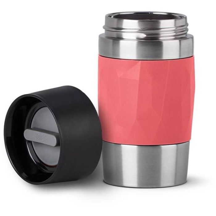 Emsa TRAVEL MUG Compact Thermobecher (koralle/edelstahl, 0,3 Liter, Drehverschluss) 1 Emsa TRAVEL MUG Compact Thermobecher (koralle/edelstahl, 0,3 Liter, Drehverschluss) 1