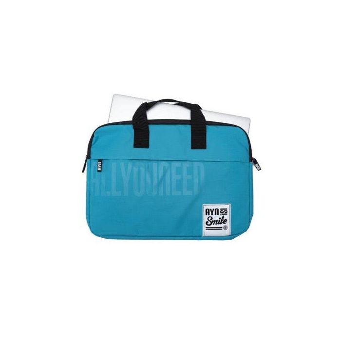 Maletin Portatil Smile Akira Impermeable 15,6 Azul Turquesa
