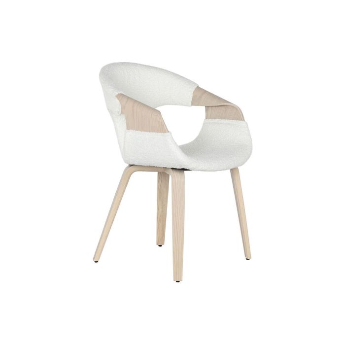 Silla Scandi DKD Home Decor Blanco 67.5 x 82 x 52.5 cm 1