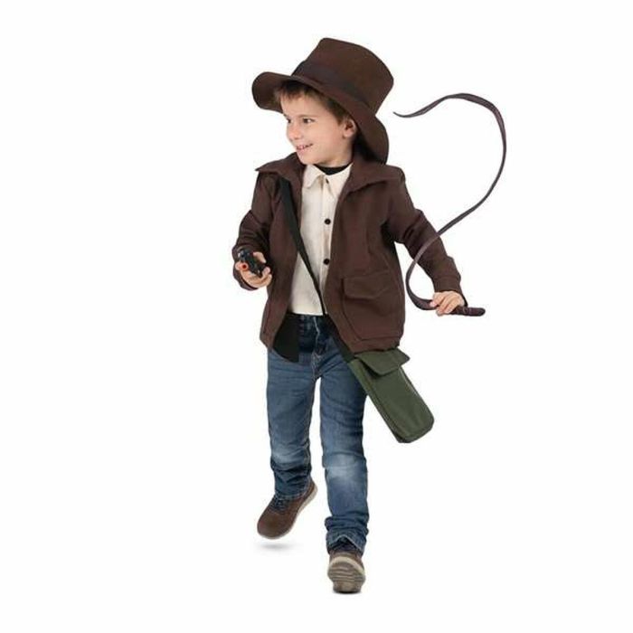 Disfraz yo quiero ser arqueólogo/a sombrero, chaqueta con camisa, cinturón, pistolera, pistola, látigo y bolsa talla 3-5 y 3 Disfraz yo quiero ser arqueólogo/a sombrero, chaqueta con camisa, cinturón, pistolera, pistola, látigo y bolsa talla 3-5 y 3
