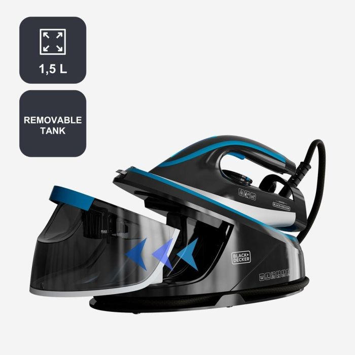 Centro de Planchado Black & Decker BXSS2401E Plástico 2400 W 7 Centro de Planchado Black & Decker BXSS2401E Plástico 2400 W 7