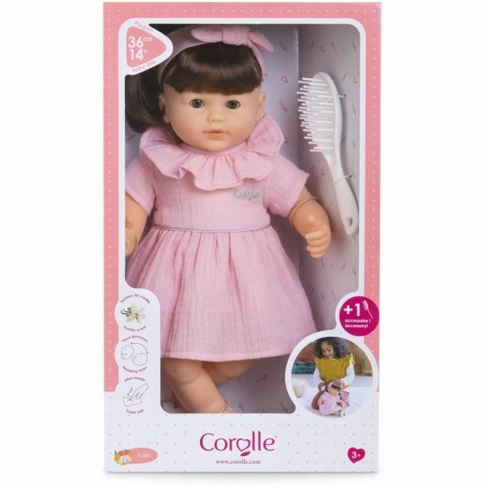 Mon Grand Poupon COROLLE - Julie - 36 cm - Muñeca de pelo - Aroma vainilla - 3 años 5