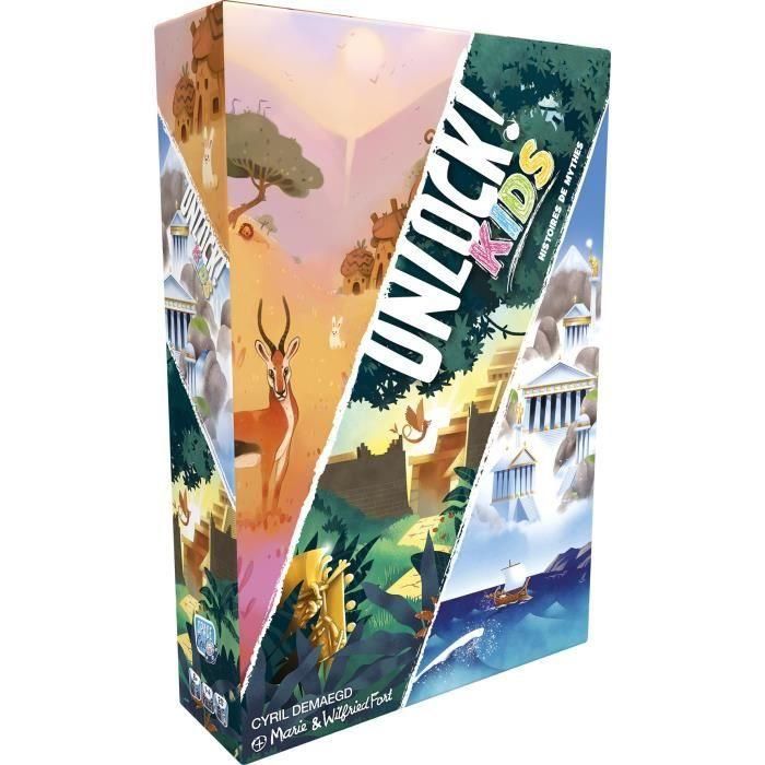 ¡Desbloquear! Cuentos Infantiles Mitos|Asmodee - Juego de Escape - 3 cuentos cada uno 2 aventuras - A partir de 6 años ¡Desbloquear! Cuentos Infantiles Mitos|Asmodee - Juego de Escape - 3 cuentos cada uno 2 aventuras - A partir de 6 años