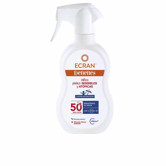 Denenes Leche Protectora Solar SPF50+ Piel Sensible y Atópica Pistola 300 ml Hipoalergénica Resistente al Agua Denenes Leche Protectora Solar SPF50+ Piel Sensible y Atópica Pistola 300 ml Hipoalergénica Resistente al Agua