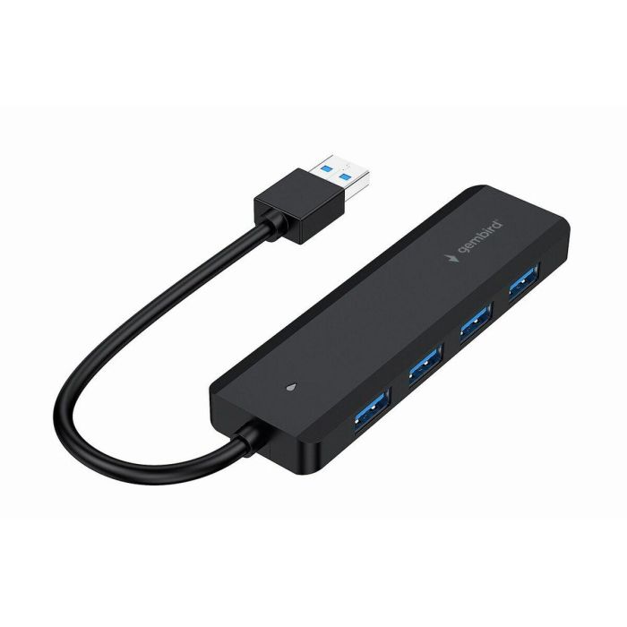Gembird UHB-U3P4P-02 Hub USB 3.2 Gen 1 (3.1 Gen 1) Type-A 5000 Mbit/s Negro 3