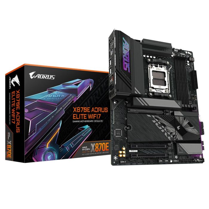 Gigabyte Placa Base X870E AORUS ELITE WIFI7 ATX AM5 para CPUs AMD Ryzen 7000, 8000, 9000, Wi-Fi 7, DDR5, PCIe 5.0, 2.5GbE LAN 19 Gigabyte Placa Base X870E AORUS ELITE WIFI7 ATX AM5 para CPUs AMD Ryzen 7000, 8000, 9000, Wi-Fi 7, DDR5, PCIe 5.0, 2.5GbE LAN 19