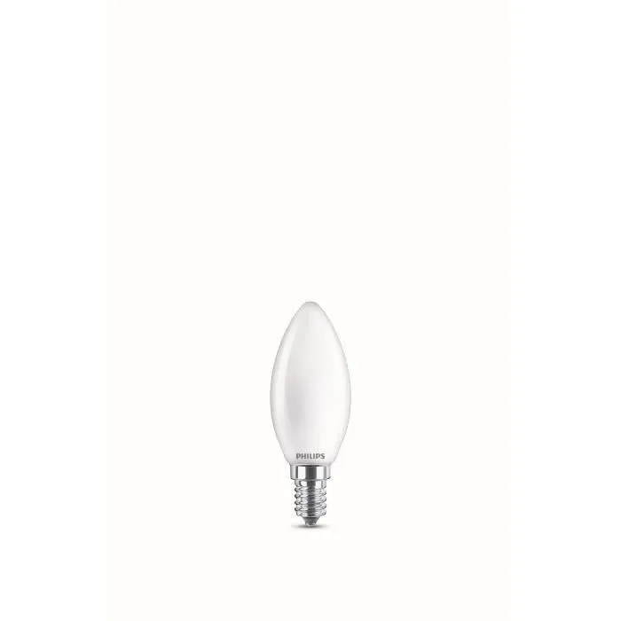 Philips Bombilla Vela LED E14 6,5W 806lm 2700K Luz Calida Ø3,5 x 9,7cm 1