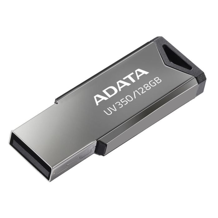 Memoria USB Adata UV350 128 GB Negro Plateado 2 Memoria USB Adata UV350 128 GB Negro Plateado 2
