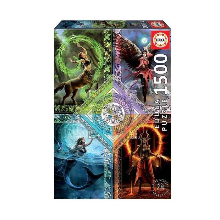 Puzzle 1500 piezas elemental magic star chart (anne stokes) Puzzle 1500 piezas elemental magic star chart (anne stokes)
