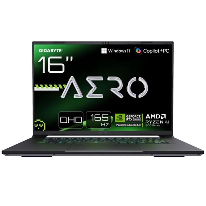 GIGABYTE AERO X16 1VH93ESC64DH Portátil Gaming AMD Ryzen AI 7 RTX 5060 16" QHD+ 165Hz 32GB RAM 1TB SSD Windows 11 Blanco 0 GIGABYTE AERO X16 1VH93ESC64DH Portátil Gaming AMD Ryzen AI 7 RTX 5060 16" QHD+ 165Hz 32GB RAM 1TB SSD Windows 11 Blanco 0