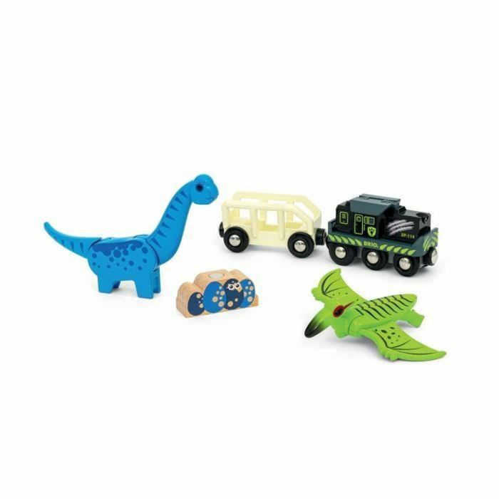BRIO 7312350360967 Juguete de Tren con Pilas de Dinosaurio, Recomendado para Niños y Niñas Edades de 3 Años en Adelante 4 BRIO 7312350360967 Juguete de Tren con Pilas de Dinosaurio, Recomendado para Niños y Niñas Edades de 3 Años en Adelante 4