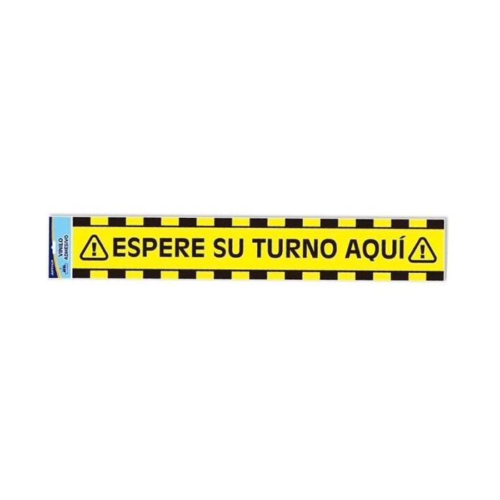 Bismark Vinilo Adhesivo Rectangular 85x14 cm "Espere Su Turno Aquí" Bismark Vinilo Adhesivo Rectangular 85x14 cm "Espere Su Turno Aquí"