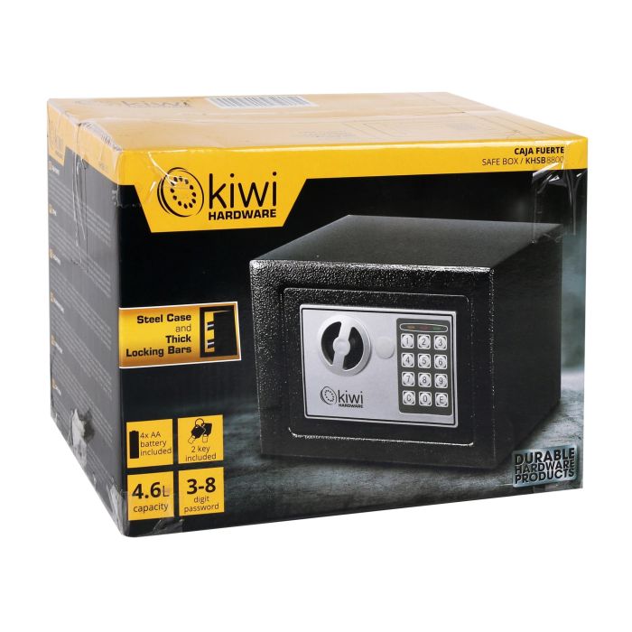 Kiwi Caja Fuerte 4.6L, 26 x 20 x 20 cm 2