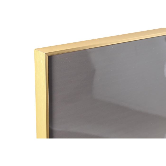 DKD Home Decor Cuadro Beige Naranja Aluminio MDF 3 x 160 x 80 cm (2 Unidades) 1