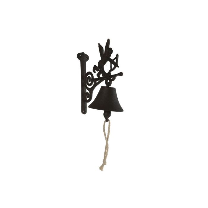 Campana Home ESPRIT Marrón Negro Hierro 16,5 x 10 x 21 cm 2 Campana Home ESPRIT Marrón Negro Hierro 16,5 x 10 x 21 cm 2