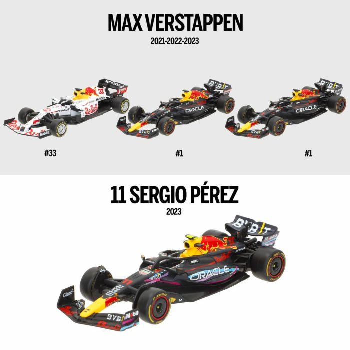 Coche de juguete Red Bull VERSTAP (4 Unidades) 5 Coche de juguete Red Bull VERSTAP (4 Unidades) 5