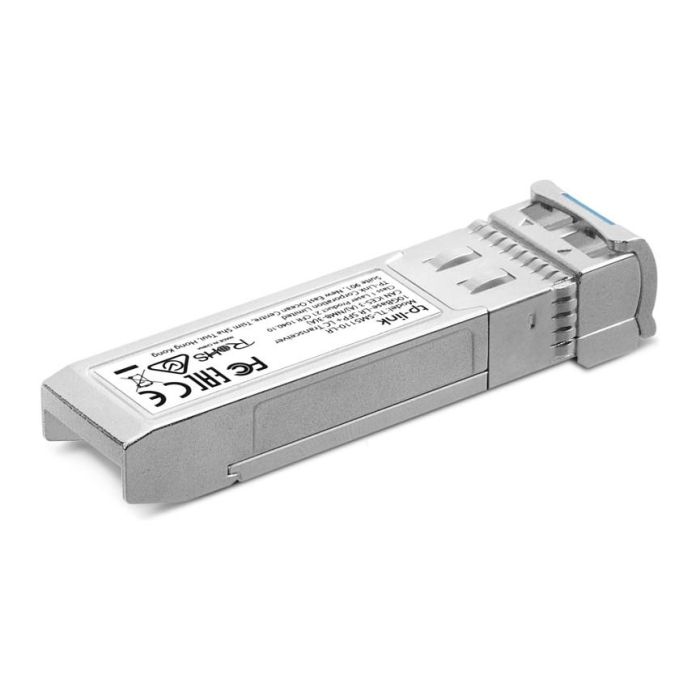 TP-Link SM5110-LR Módulo Transceptor Fibra Óptica SFP+ Monomodo 10 Gbps 1310 nm Hasta 10 km 1