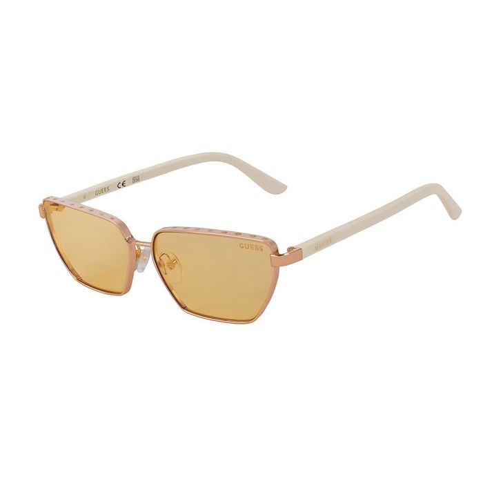 Guess Gafas GU00106 21E Gafas de Sol para Mujer, Montura Metal Blanca y Cristales Marrón, 59 mm 1 Guess Gafas GU00106 21E Gafas de Sol para Mujer, Montura Metal Blanca y Cristales Marrón, 59 mm 1