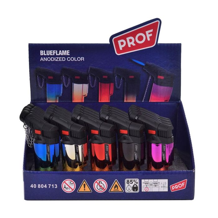 Encendedor electrónico antorcha anodized colores surtidos euro/u 2