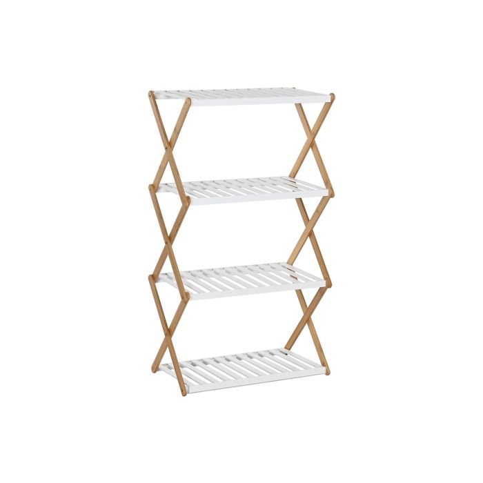 Estanteria Basicos DKD Home Decor Blanco Natural 29 x 89.5 x 50.5 cm (2 Unidades) 1